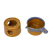 Podgrzewacz do olejku ceramiczny - różne kolory — Ceramiczny podgrzewacz do olejków składający się z dwóch części