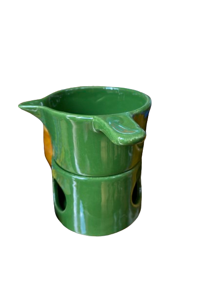 Podgrzewacz do olejku ceramiczny - różne kolory — Ceramiczny podgrzewacz do olejków składający się z dwóch części
