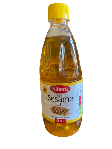Olej Sezamowy  500 ml — Ajurwedyjski olej sezamowy 500ml – tłoczony na zimno