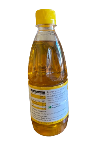 Olej Sezamowy  500 ml — Ajurwedyjski olej sezamowy 500ml – tłoczony na zimno