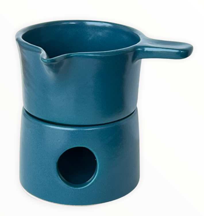 Podgrzewacz do olejku ceramiczny - różne kolory — Ceramiczny podgrzewacz do olejków składający się z dwóch części