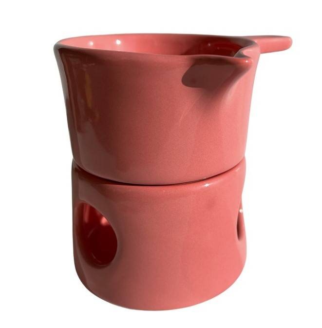 Podgrzewacz do olejku ceramiczny - różne kolory — Ceramiczny podgrzewacz do olejków składający się z dwóch części