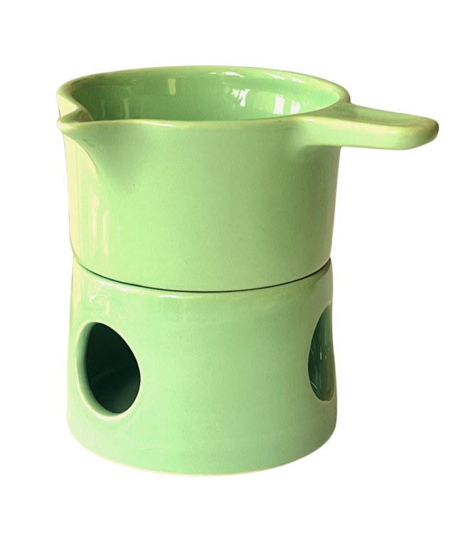 Podgrzewacz do olejku ceramiczny - różne kolory — Ceramiczny podgrzewacz do olejków składający się z dwóch części
