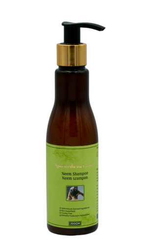 Szampon Neem do Włosów – Oczyszczanie, Nawilżenie i Wzmocnienie — Szampon Neem 200ml – naturalny szampon na bazie oleju