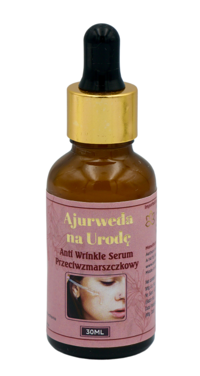 Serum Przeciwzmarszczkowe – Redukcja Zmarszczek, Nawilżenie i Regeneracja Skóry — Serum przeciwzmarszczkowe 30ml – bogata