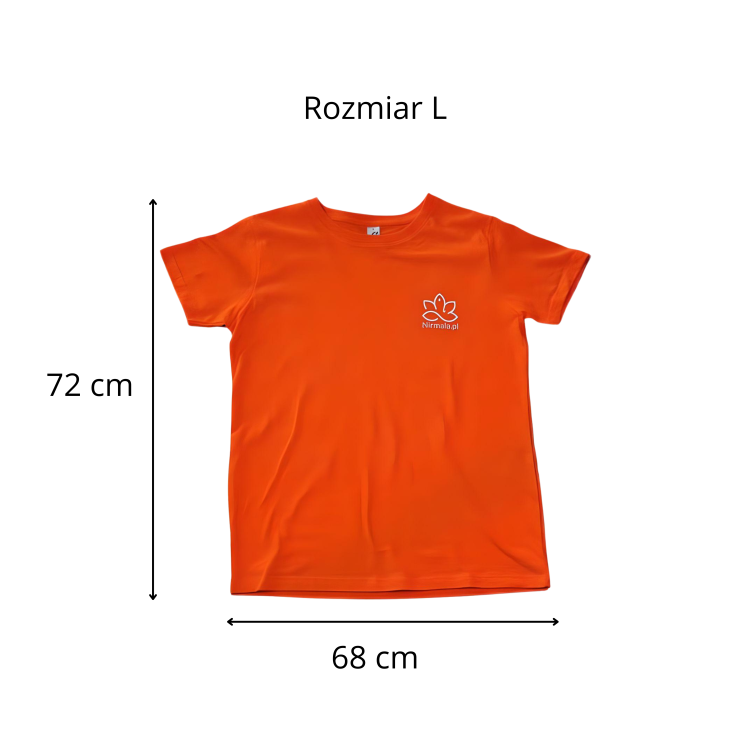 Koszulka Męska Nirmala – 100% Bawełna — Koszulka męska Nirmala 100% bawełna organiczna