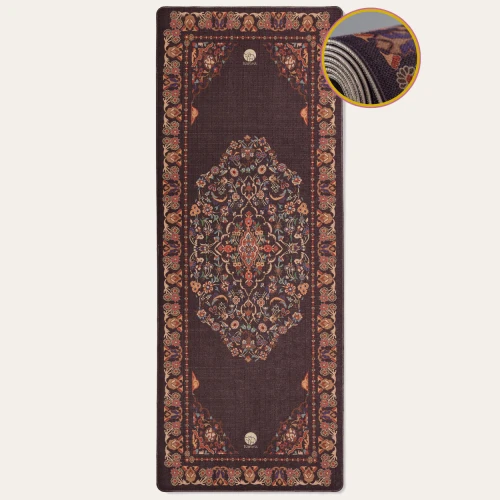 Mata do jogi Shiva – organiczna juta • antypoślizgowa • trwała — Odkryj mistyczną elegancję dzięki macie do jogi Shiva