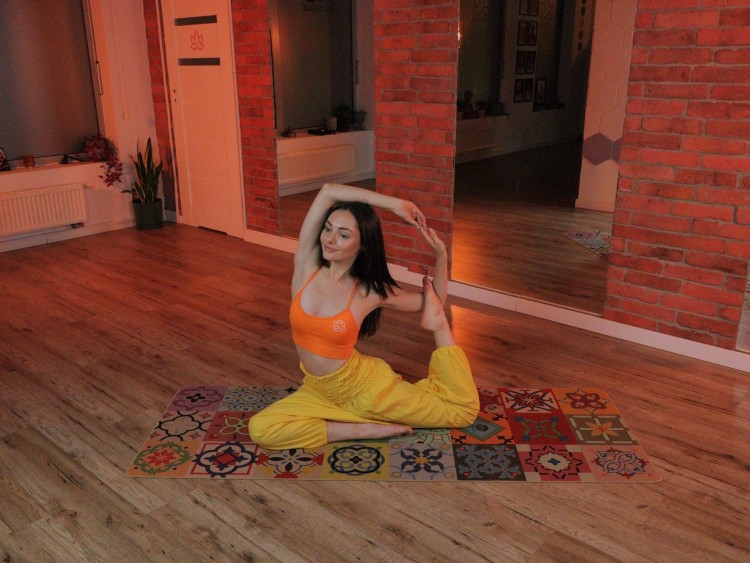 Mata do jogi „Mahabharat” wykonana z organicznej juty – antypoślizgowa i trwała — Mata do jogi Mahabharat z organicznej