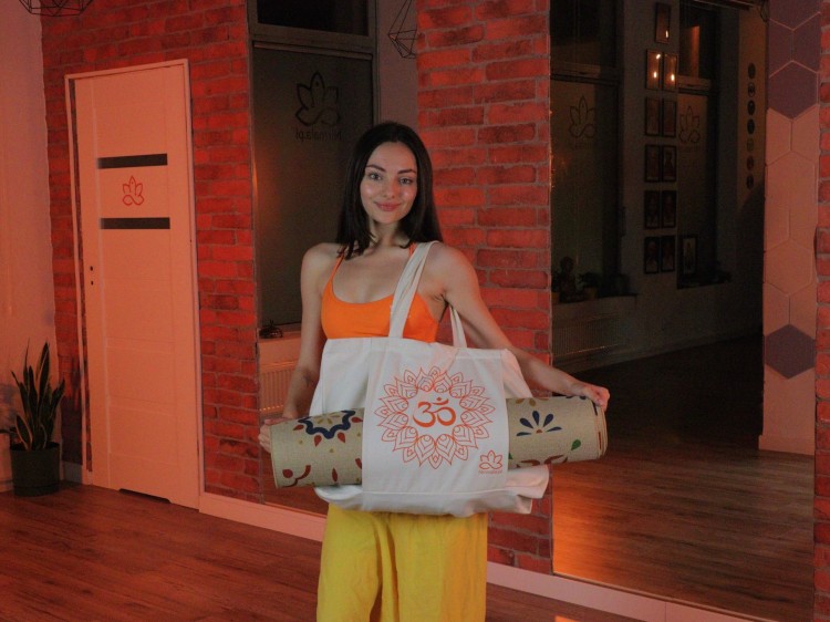 Mata do jogi Sundari – organiczna juta • antypoślizgowa • ekologiczna — Mata do jogi Sundari z organicznej juty i