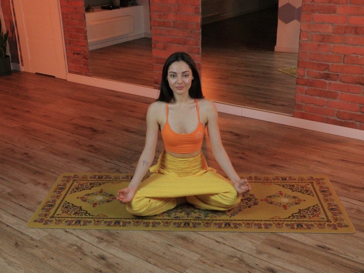 Mata do jogi Surya – organiczna juta • antypoślizgowa • trwała — Mata do jogi Surya z organicznej juty i kauczuku, gr