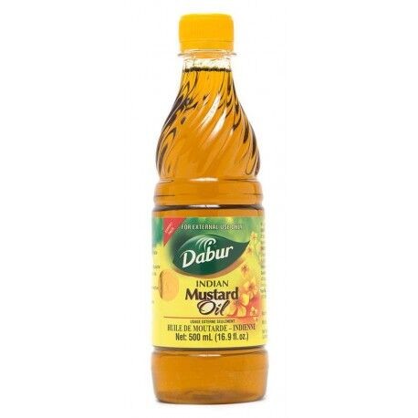 Olej musztardowy 500ml — Tradycyjny olej ajurwedyjski z nasion gorczycy