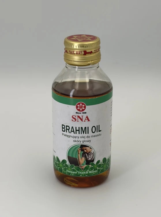 Brahmi Oil olejek do masażu ajurweda — Brahmi Oil – to ajurwedyjski olejek łagodzący doszę pitta i zaburzenia z niej