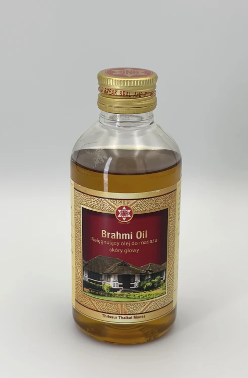 Brahmi Oil olejek do masażu ajurweda — Brahmi Oil – to ajurwedyjski olejek łagodzący doszę pitta i zaburzenia z niej