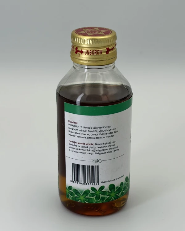 Brahmi Oil olejek do masażu ajurweda — Brahmi Oil – to ajurwedyjski olejek łagodzący doszę pitta i zaburzenia z niej