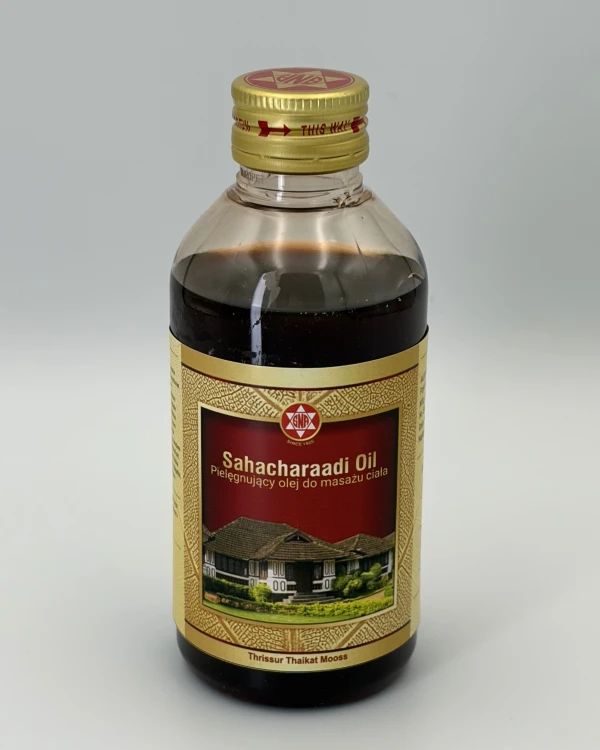 Sahacharaadi Oil olejek do masażu ajurweda — Sahacharadi to ajurwedyjski olejek zalecany dla typów doszy Kapha i Vata