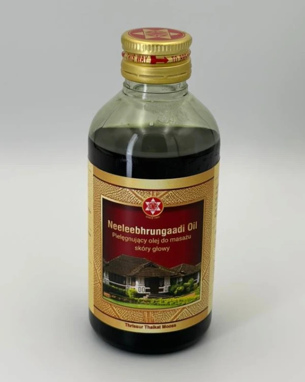 Neeleebhrungaadi  Oil olejek do włosów ajurweda — Neeleebhrungaadi to ajurwedyjski olejek do włosów