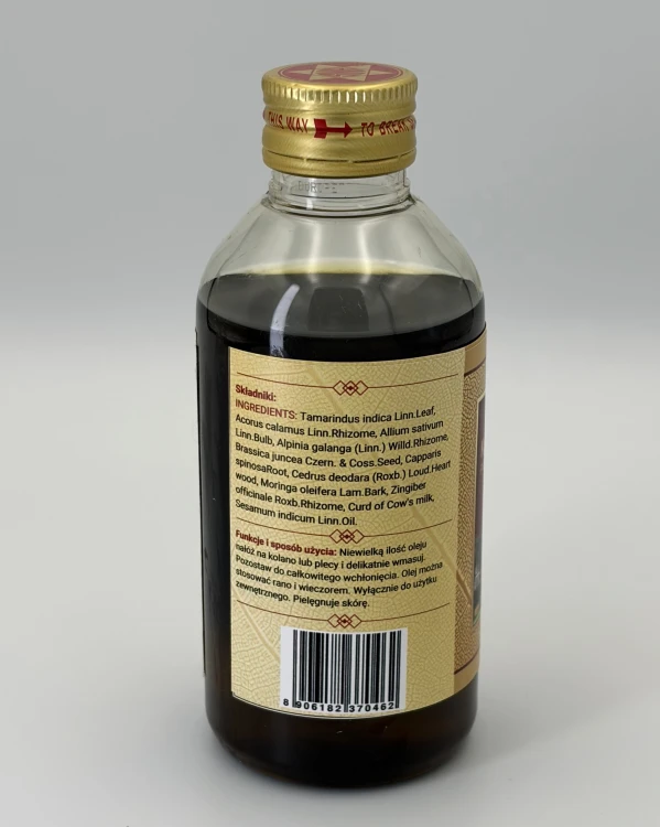Kottamchukkaadi Oil olejek do masażu ajurweda — Kottamchukkadi Thailam to ajurwedyjski olejek tradycyjnie stosowany w