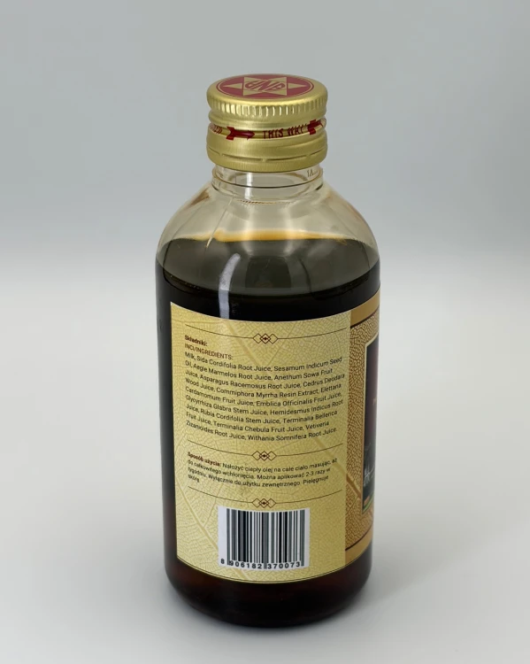 Dhaanuantaram Tailam 200 ml olejek do masażu ajurweda — Dhaanuantaram Thailam Oil to ajurwedyjski olejek terapeutyczny