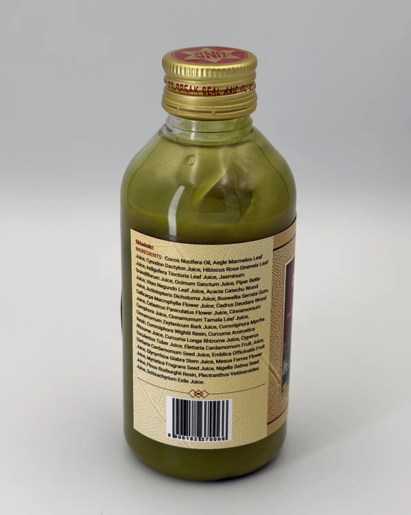 Chemparatiaadi Coconut Oil olejek do masażu ajurweda — Ajurwedyjski olejek do masażu Chemparatiaadi na bazie oleju kokosowego