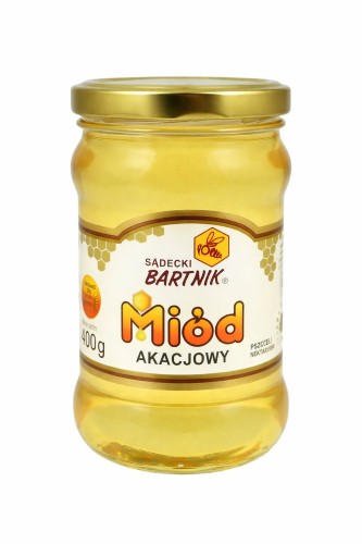 BARTNIK Miód akacjowy 400g — Miód akacjowy Bartnik z polskich pasiek