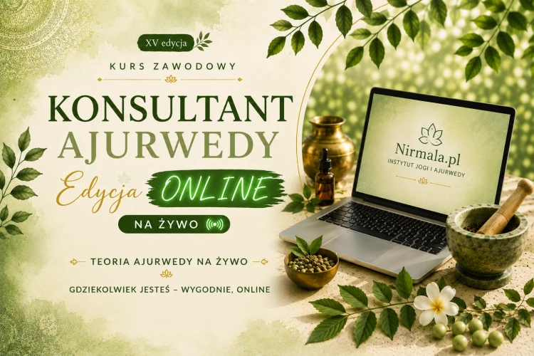 Konsultant Ajurwedy Edycja online na żywo I Edycja
