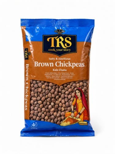 Ciecierzyca brązowa Kala Chana TRS 500 g — Brązowa ciecierzyca Kala Chana marki TRS — drobniejsza i bardziej aromatyczna