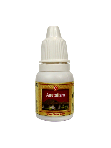 Anutailam 10ml krople olejek do nosa ajurweda — Anu Thailam - ajurwedyjskie krople do nosa stosowane tradycyjnie do