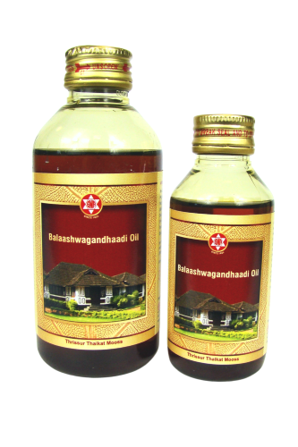 Balaashwagandhaadi Oil olejek do masażu ajurweda — Ajurwedyjski olejek do masażu Balaashwagandhaadi: odmładzający i