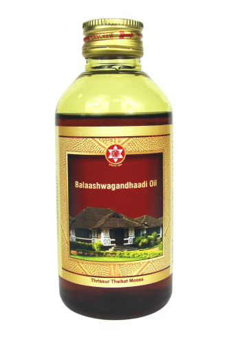 Balaashwagandhaadi Oil olejek do masażu ajurweda — Ajurwedyjski olejek do masażu Balaashwagandhaadi: odmładzający i