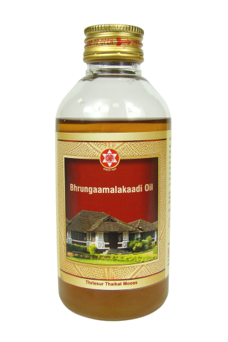 Bhrungaamalakaadhi Oil olejek do włosów ajurweda — Ajurwedyjski olejek do masażu Bhrungaamalakaadhi: olejowy eliksir na włosy
