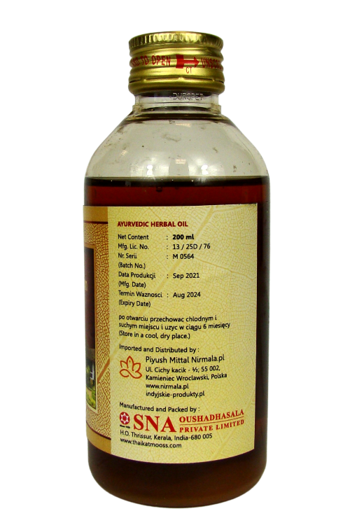 Dhaanuantaram Tailam 200 ml olejek do masażu ajurweda — Dhaanuantaram Thailam Oil to ajurwedyjski olejek terapeutyczny
