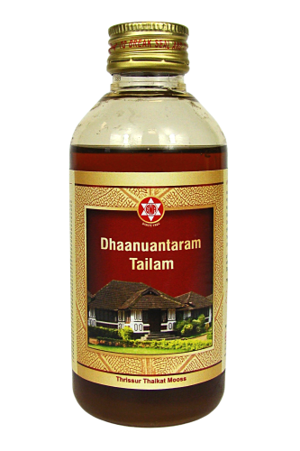 Dhaanuantaram Tailam 200 ml olejek do masażu ajurweda — Dhaanuantaram Thailam Oil to ajurwedyjski olejek terapeutyczny