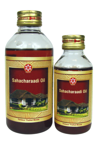 Sahacharaadi Oil olejek do masażu ajurweda — Sahacharadi to ajurwedyjski olejek zalecany dla typów doszy Kapha i Vata
