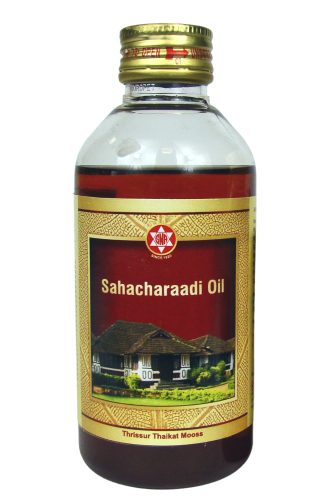 Sahacharaadi Oil olejek do masażu ajurweda — Sahacharadi to ajurwedyjski olejek zalecany dla typów doszy Kapha i Vata