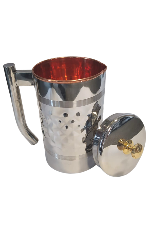 Dzbanek miedziany do wody 1.2 L (diamonds)