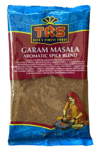 Garam Masala mielona 100g — Klasyczna mieszanka przypraw indyjskich: kardamon, cynamon, goździiki, pieprz, kumin i gawięzik