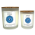Świeca czakra gardła – Throat Chakra — 100% naturalna świeca z zastosowaniem olejków eterycznych i minerałów