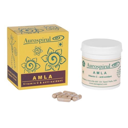 Amla 100 kaps. 50 g — Amla ( Emblica Officinalis ), zwana także Amalaki, to owoc o właściwościach odżywczych i silnie
