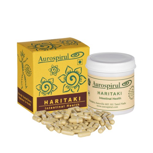 Haritaki 100 kaps. 35 g — Haritaki działa przeciwwirusowo, przeciwbakteryjnie, odtruwająco i przeciwalergicznie