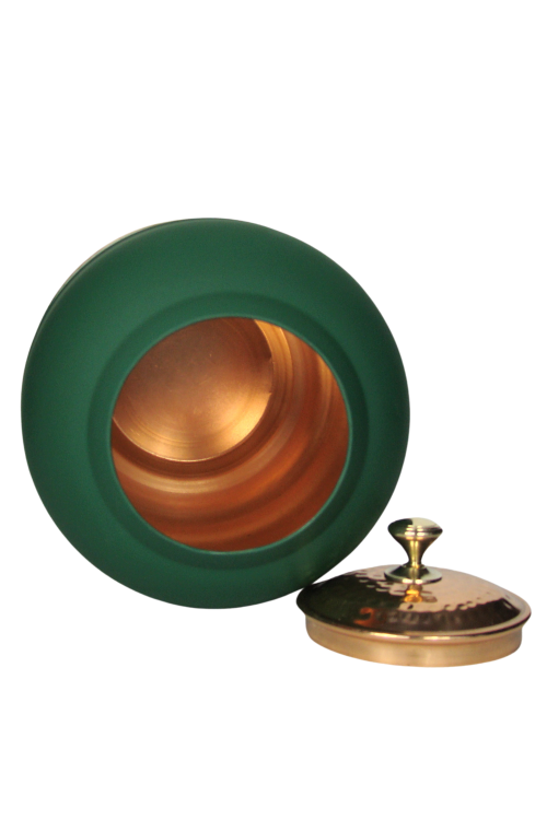 Miedziany dystrybutor wody 5L (Green) — Miedziany dystrybutor do wody o pojemności 5L