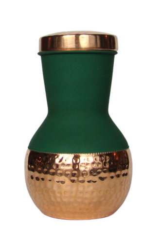 Miedziana karafka do wody 1.2 L (Silk Green)