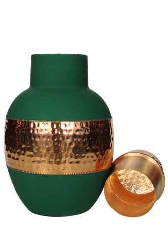 Miedziana karafka do wody 1.2 L (Apple Green) — Miedziana karafka do wody