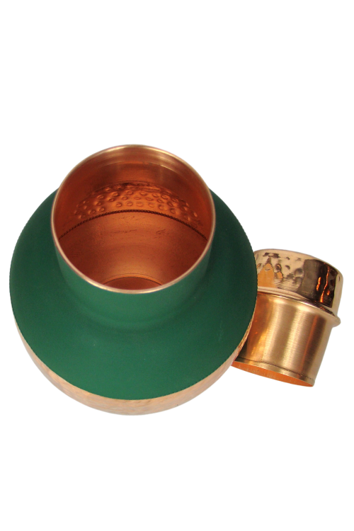 Miedziana karafka do wody 1.2 L (Apple Green) — Miedziana karafka do wody