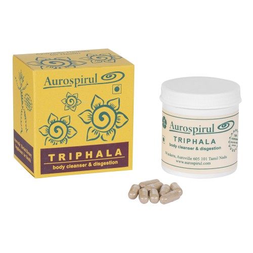 Triphala 100 kaps. 50 g — Triphala jest ajurwedyjską mieszanką trzech owoców: Amla ( Emblica Officinalis ), Bibhitaki (